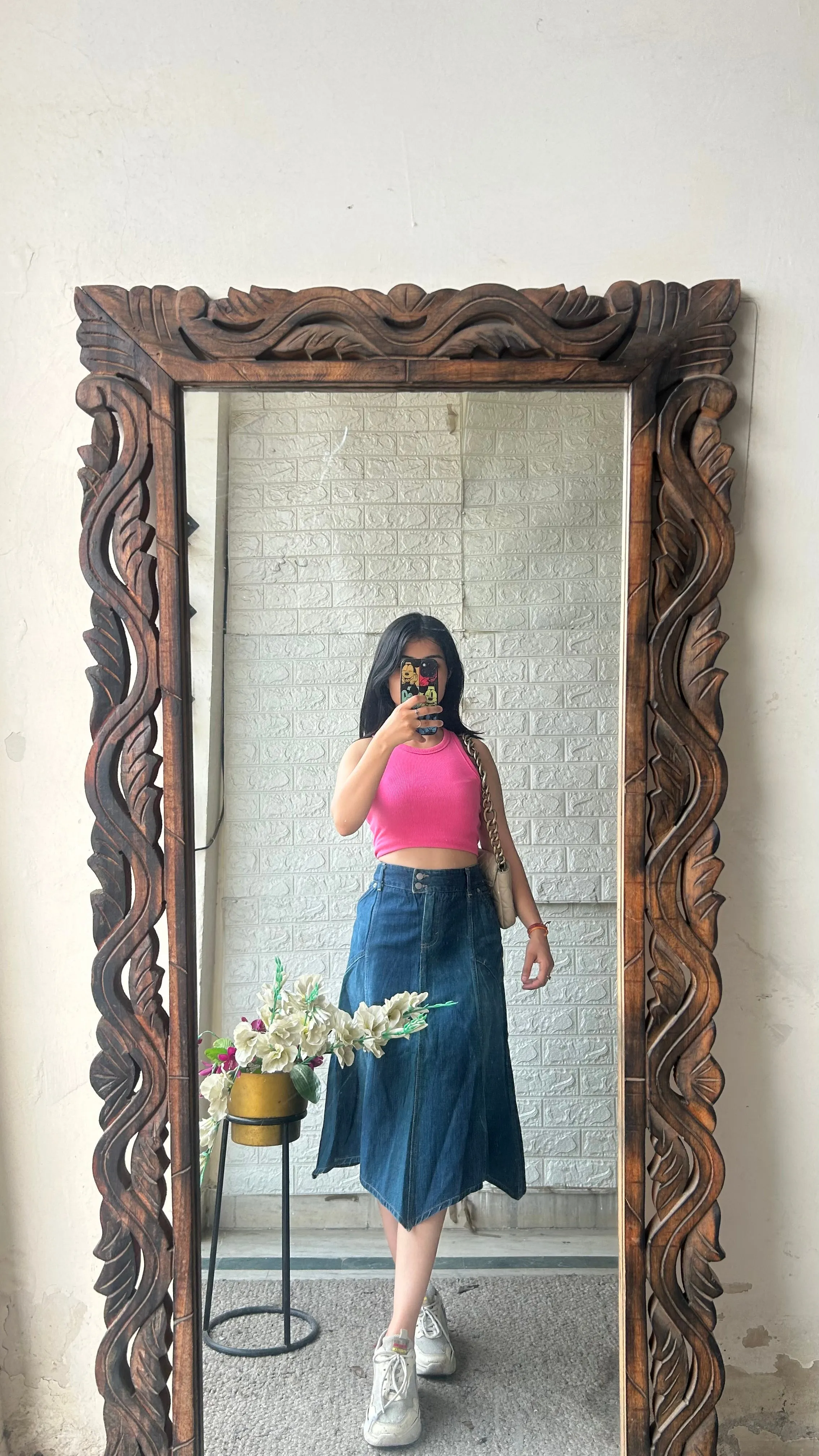 109) Korean skirt 33 waist/l:24