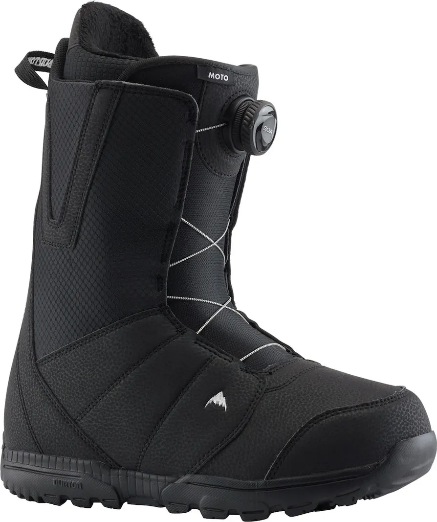 Burton Men&#x27;s Moto Boa Snowboard Boot Black | Buy Burton Men&#x27;s Moto Boa Snowboard Boot Black here | Outnorth