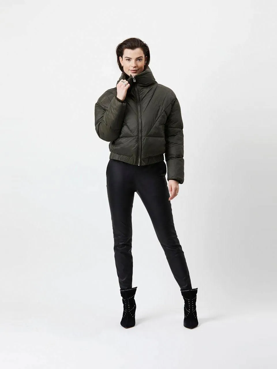 Dawson Puffer Jacket Army Green