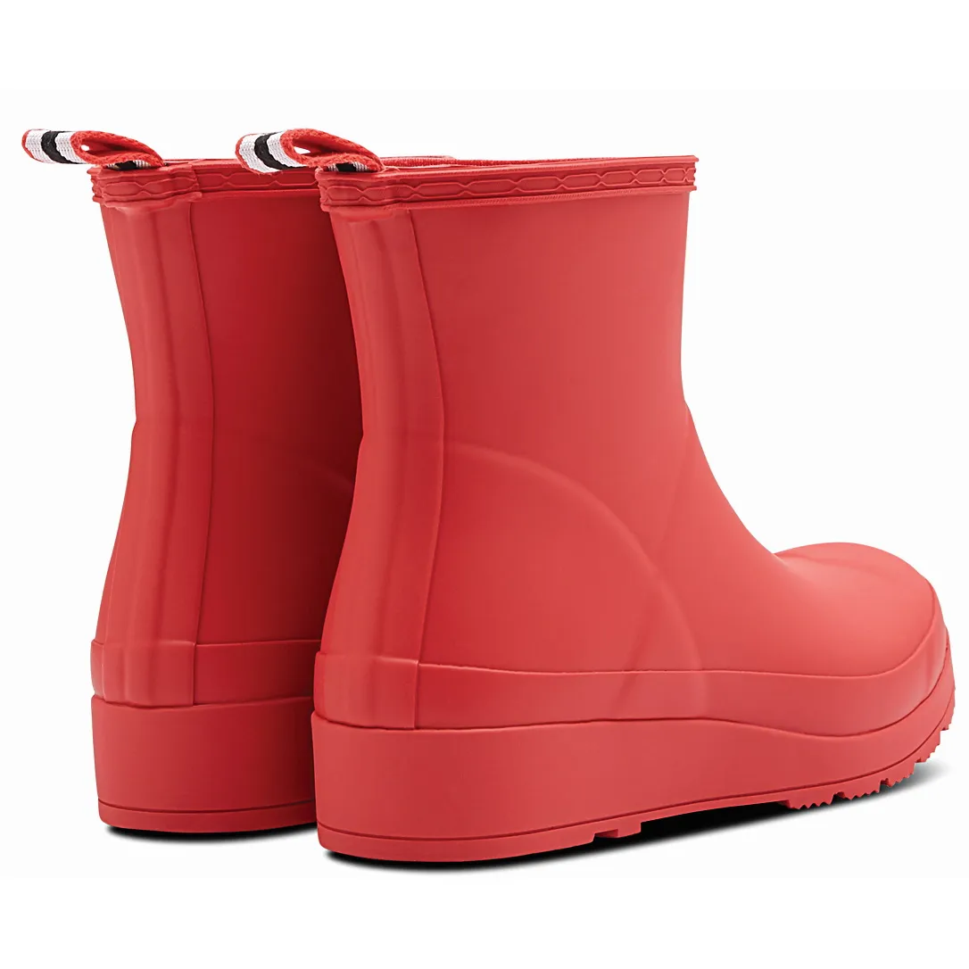 HUNTER Women&#x27;s Original Play Boot Short Logo Red | Buy HUNTER Women&#x27;s Original Play Boot Short Logo Red here | Outnorth