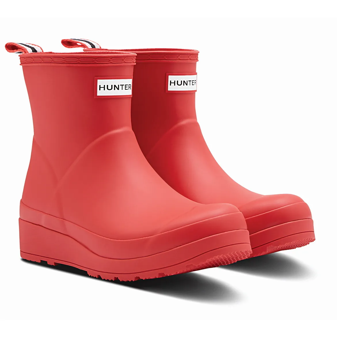 HUNTER Women&#x27;s Original Play Boot Short Logo Red | Buy HUNTER Women&#x27;s Original Play Boot Short Logo Red here | Outnorth