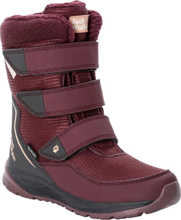 Jack Wolfskin Kids&#x27; Polar Boot Texapore High Velcro Boysenberry | Buy Jack Wolfskin Kids&#x27; Polar Boot Texapore High Velcro Boysenberry here | Outnorth