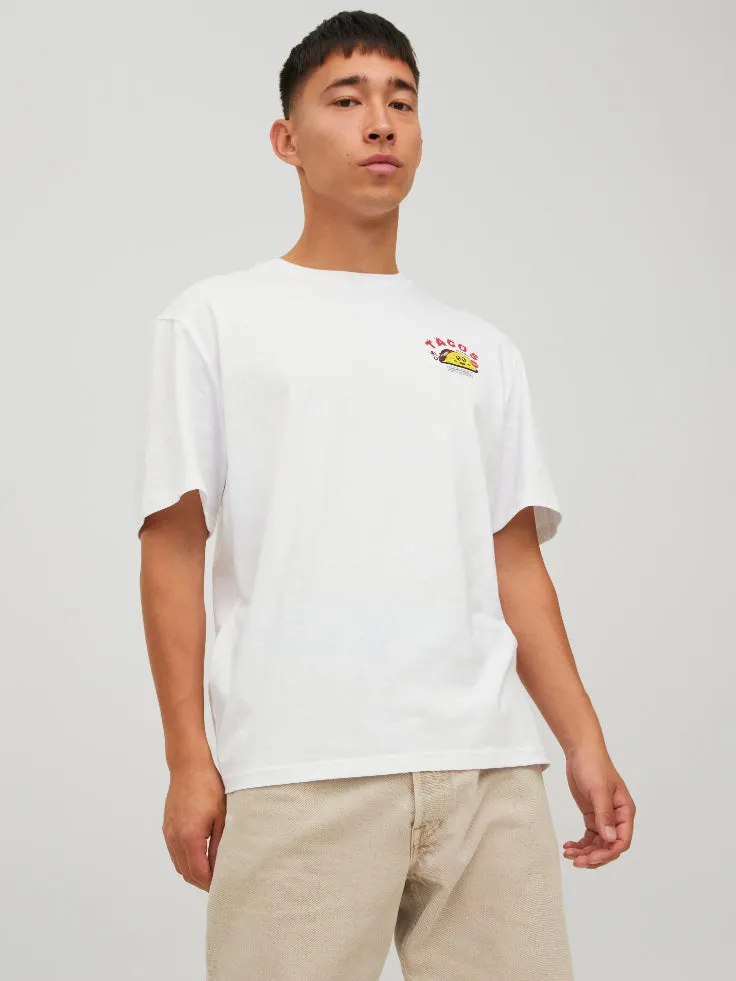 JORTACO TEE SS CREW NECK TG (White Taco)