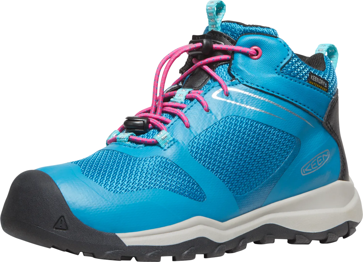 Keen Kids&#x27; Wanduro Waterproof Boot Fjord Blue-Fuchsia Purple | Buy Keen Kids&#x27; Wanduro Waterproof Boot Fjord Blue-Fuchsia Purple here | Outnorth