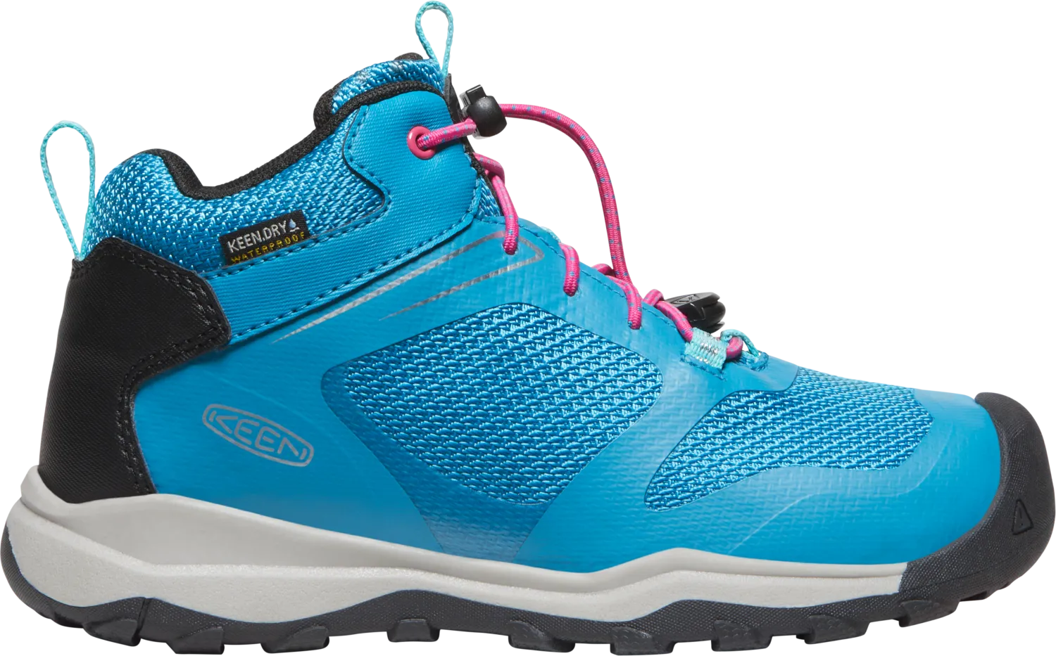 Keen Kids&#x27; Wanduro Waterproof Boot Fjord Blue-Fuchsia Purple | Buy Keen Kids&#x27; Wanduro Waterproof Boot Fjord Blue-Fuchsia Purple here | Outnorth