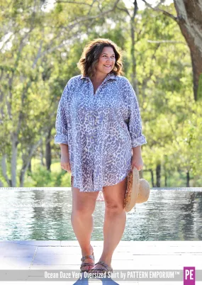 Ocean Daze | Very Oversized Shirt Sewing Pattern